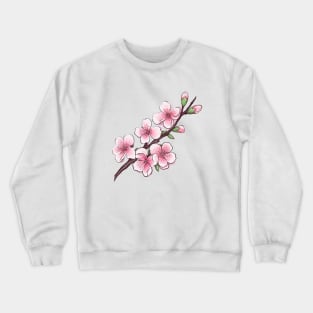 Cherry Blossom Art Crewneck Sweatshirt